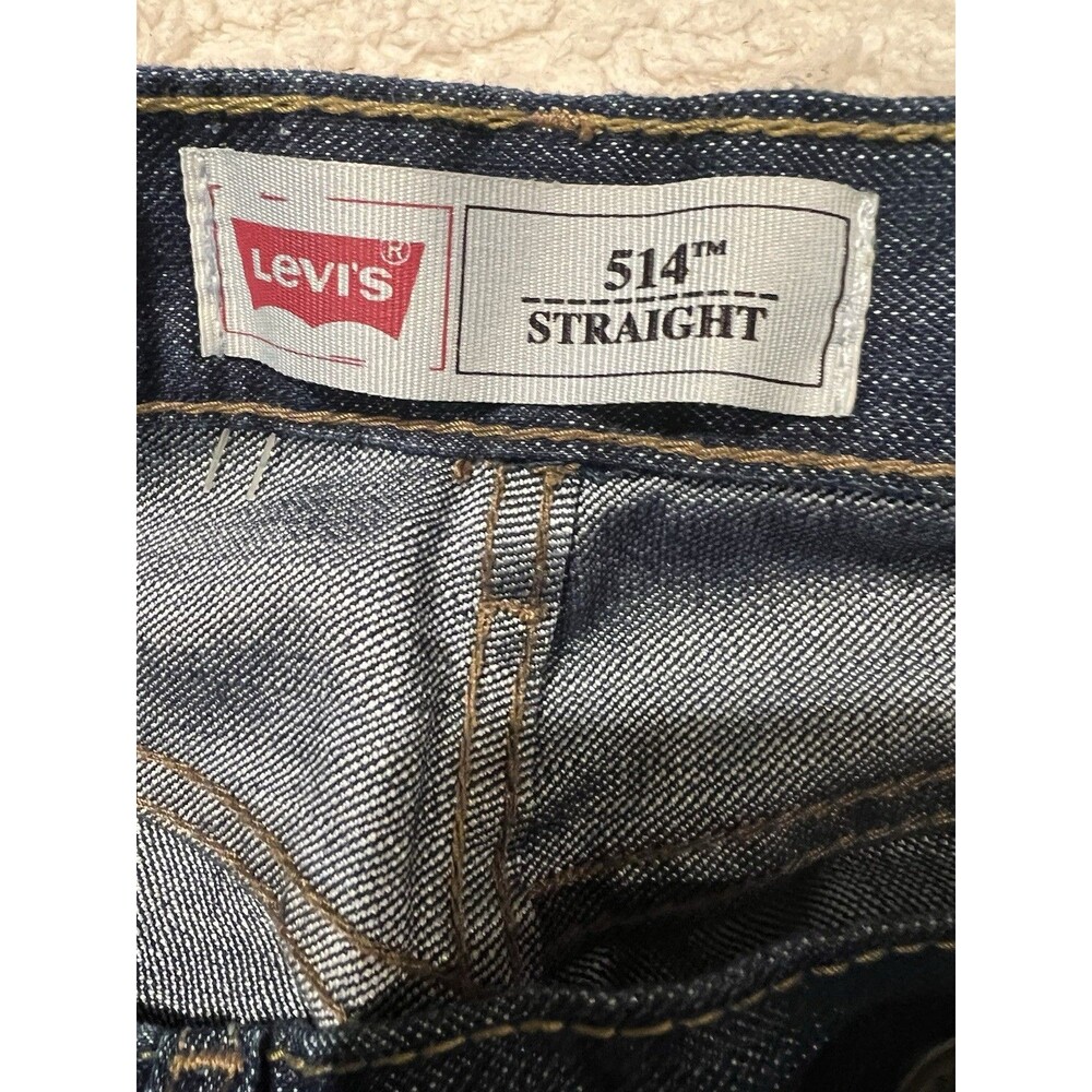 Levis Boys 514 Straight Regular Fit Jeans Size 27 X 27 14 Regular - Picture 5 of 7
